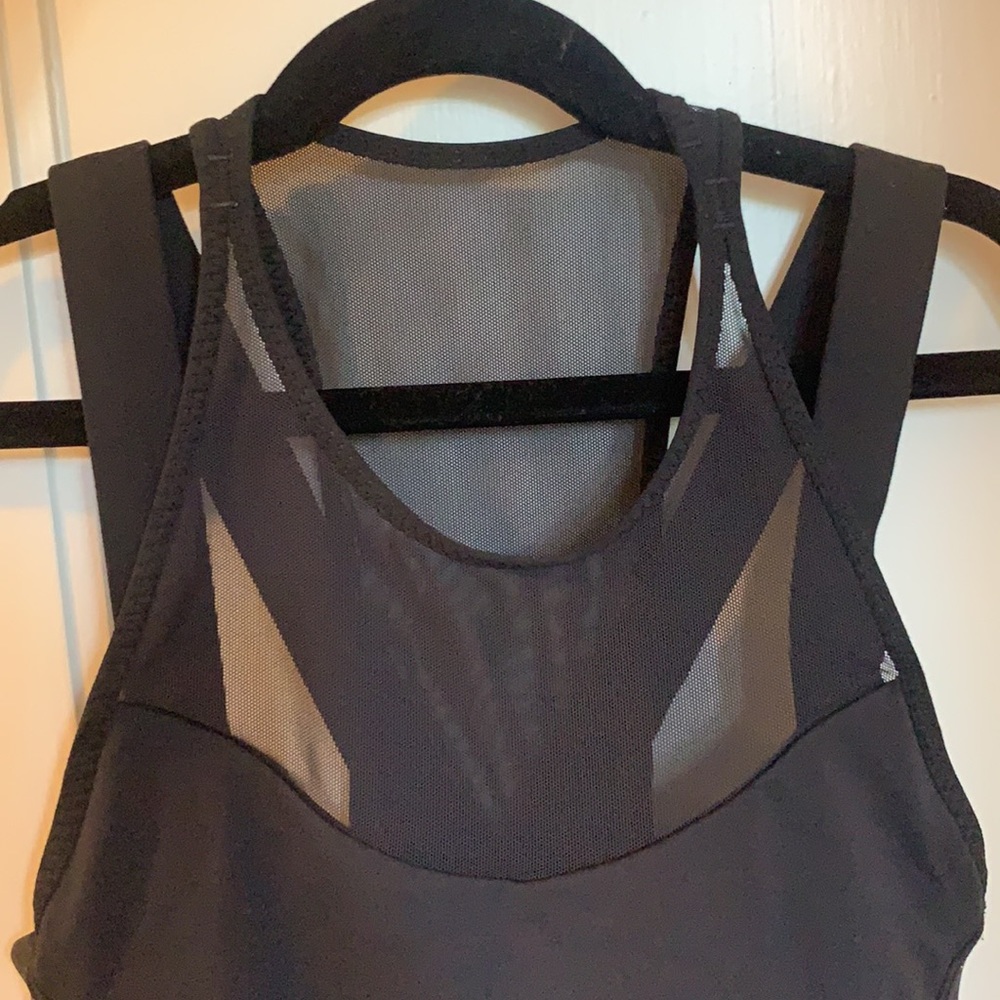 Lululemon cross back mesh sports tank top
